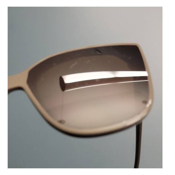 Diff Eyewear Make a Difference Neutral Taupe Chunky Cats Eye Sunglasses NEW Case - Picture 12 of 14